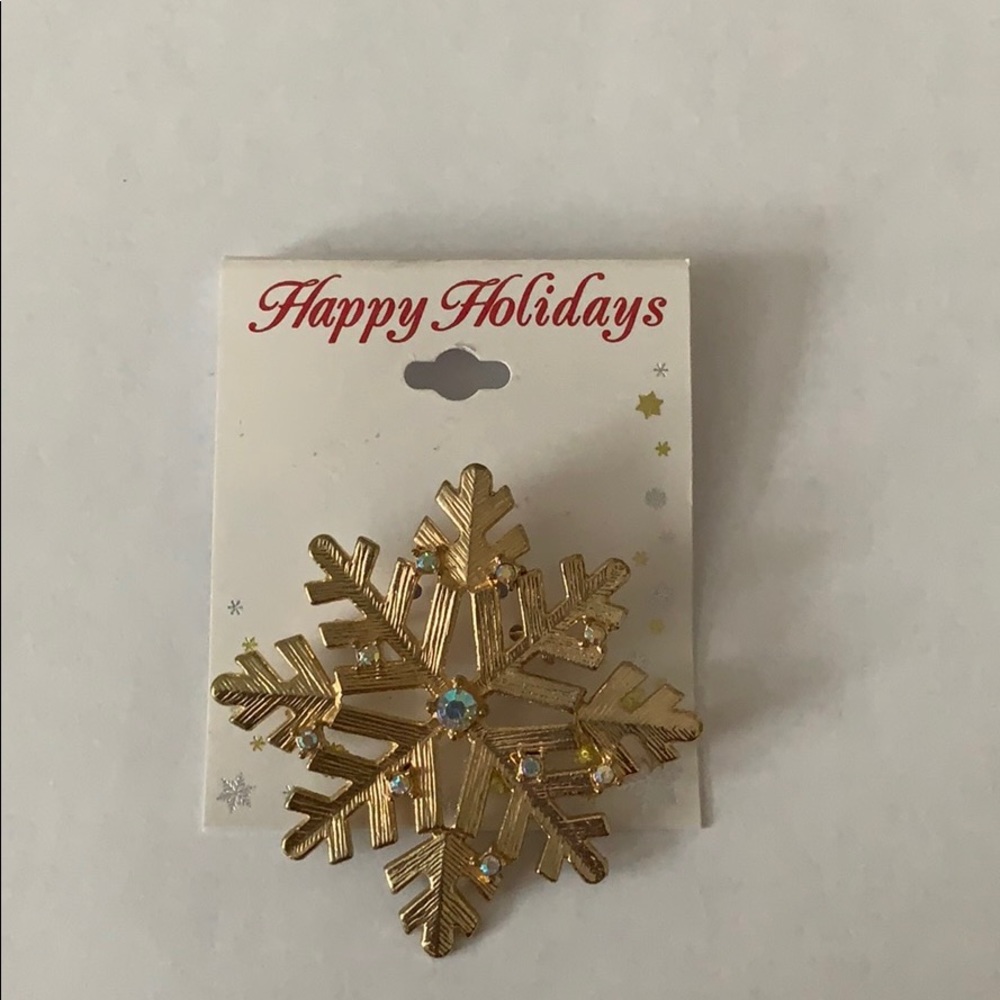 Snowflake brooch